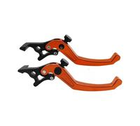 Jovarel Palanca de embrague de motocicleta Palanca de freno disco doble para motocicleta, universal, CNC, aluminio, tamaño ajustable, modificación(6)