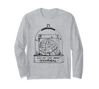 Joven Frankenstein Abby Normal Retro Halloween Manga Larga