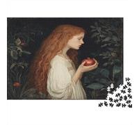 Joven Griega Antigua sosteniendo una Granada Rompecabezas Puzzle,52x38cm/1000pcsAdulto Juego Educativo Decoración del Hogar