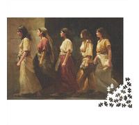 Joven judía Antigua Caminando hacia adelante Rompecabezas Sostenibles Estampados para Adultos De Madera De 52x38cm/1000pcs