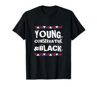 Jóvenes, Conservadores y republicanos Negros apoyan la política Camiseta