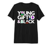 Jóvenes superdotados y Negros, Juneteenth Freedom, jóvenes, niños y niñas Camiseta Premium