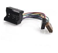 JOVERI Adaptador ISO for Radio de Coche, Cable de Interruptor, Adaptador quadlock, for Skoda, Fabia, Octavia, Superb, Seat, Leon Ibiza con Quadlock Cable Adaptador para Radio de Coche