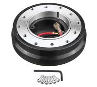 JOVERI Adaptador Universal de bujes de liberación rápida for Volante de Coche, Kit de Cierre a presión, Estilo Fino y Corto Adaptador de Cubo de Volante