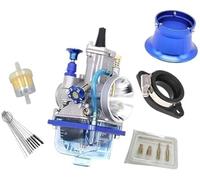 JOVERI Carburador de motocicleta Pwk 21 24 26 28 30 32 34 mm carreras universal para, para 2T 4T Carburador de motocicleta(BLACK PWK 34mm)