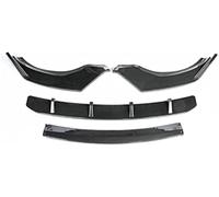 JOVERI Divisor de alerón de Barbilla Cubierta del Kit Cuerpo Protector Labio Divisor difusor alerón Parachoques Delantero, para X3 X4 G01 G02 2018 2019 2020 2021(Black Carbon Fiber Look)