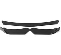JOVERI Divisor de alerón de Barbilla Difusor de alerón Parachoques Delantero, para Civic, para Accord 9Th 10Th EK EG S2000(Black Glossy Black)