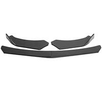 JOVERI Divisor de alerón de Barbilla Difusor de alerón Parachoques Delantero, para Civic, para Accord 9Th 10Th EK EG S2000(Black Carbon Fiber Look)