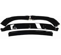 JOVERI Divisor de alerón de Barbilla Difusor de alerón Parachoques Delantero, para X6 G06 M-Sport 2020 2021 2022 2023 Kit protección Inferior Labio Divisor Coche(Black Glossy Black)