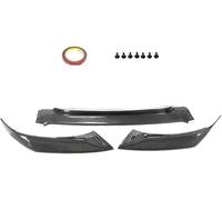 JOVERI Divisor de alerón de Barbilla Divisor de Labios difusor alerón Parachoques Delantero, para F16 X6 Standard 2014 2015 2016 2017 2018(Black Frp Black)