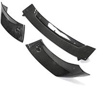 JOVERI Divisor de alerón de Barbilla Divisor de Labios difusor alerón Parachoques Delantero, para F16 X6 Standard 2014 2015 2016 2017 2018(Black Carbon Fiber)