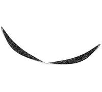 JOVERI Embellecedor de Cubierta de párpado de ceja de Faro Delantero de Fibra de Carbono, for Infiniti, Q50 Todos los Modelos 2014-2022 Moldura de ceja para Faros Delanteros
