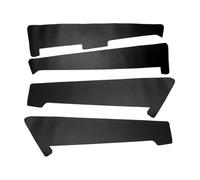 JOVERI For Mazda, 6 2006 2007 2008 4 unids/set cubierta de cuero microfibra del Panel la manija puerta coche Juego de paneles interiores de puerta de coche(Door panel Black)