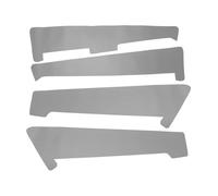 JOVERI For Mazda, 6 2006 2007 2008 4 unids/set cubierta de cuero microfibra del Panel la manija puerta coche Juego de paneles interiores de puerta de coche(Door panel Gray)