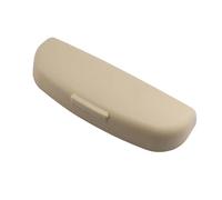 JOVERI Funda for Gafas de Sol de Coche, Soporte for Gafas, Caja de Almacenamiento, for Mitsubishi, Lancer 10 9 ASX Outlander Pajero Sport Eclipse Cross Accesorios Portagafas para Coche(Beige)