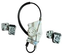 JOVERI Para Vw, para Golf, para Mk4 3 puertas 1997 1998 1999 2000 2001 2002 2003 2004 2005 Kit de reparación Regulador de ventana eléctrica(BLACK Front Right)