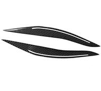 JOVERI Pegatinas de la Cubierta del párpado de la ceja del Faro del Coche, decoración de biseles de los Faros Delanteros de Fibra de Carbono, for, Serie 5 F10 528i 535i 550i Base Sedan Pre-LCI 2011-2