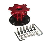 JOVERI Volante Universal de Aluminio, Kit Boss de Cubo de liberación rápida, Adaptador de Cubo de Rueda CA0011-BL, Cubo de Volante de 6 Orificios Adaptador de Cubo de Volante