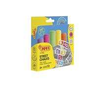 JOVI 1030 Street chalk, Assorted Colours, 6 Stück (1er Pack) Pack of 6