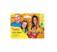 Jovi 176 - Maquillaje facial (10 barras) Multicolor, Única | Fácil y suave de aplicar, sin agua, fácil de limpiar, perfecto para Halloween, carnaval o cualquier fiesta o evento deportivo