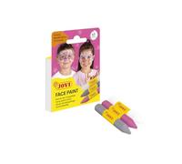 Jovi - 3 Barras de maquillaje facial Fantasy, colores rosa, plata y blanco, para carnaval o halloween, hipoalergénico (175FA)