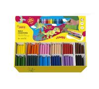 Jovi | Ceras de colores Jumbo | 300 unidades, 12 colores surtidos, formato escolar | Trazo suave, redondas, colores vivos | Para niños, favorecen la motricidad fina