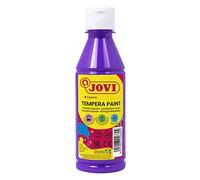 Jovi 50223 - Tempera Liquida Escolar 250 ml Violeta | Pintura a base de ingredientes naturales, Fácil de lavar, Sin gluten