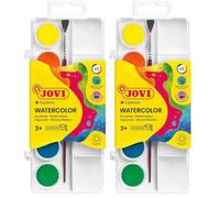 Jovi- Acuarela, Multicolor, 6 unidad (paquete de 2) (800 6)
