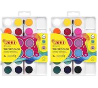 Jovi - Acuarelas (800 18) Multicolor, Única (Paquete de 2)