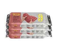Jovi Air Dry - Pasta para Modelar, Arcilla color terracota, 3 unidades de 500 gr, 1,5 kg, Masa de Modelar Secado al Aire, Manualidades para niños y adultos