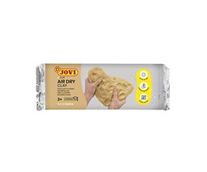 Jovi Air Dry - Pasta para Modelar, Paquete de Arcilla color Ocre, 1 unidad de 250 gramos, Masa de Modelar Secado al Aire, Manualidades para niños