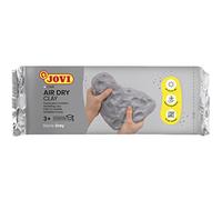 Jovi Air Dry - Pasta para modelar, secado al aire sin horno, color gris, facil de limpiar, 250 Gramos (83G)