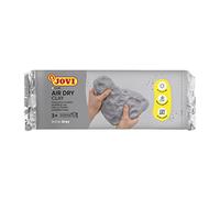 Jovi Air Dry - Pasta para modelar, secado al aire sin horno, color gris, facil de limpiar, 500 Gramos (85G)