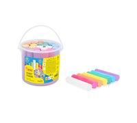 Jovi - Bote, 20 tizas Maxi Classcolor Street, colores surtidos (1130) | Antipolvo, Colores vivos, idóneo para manos pequeñas, se borra con agua