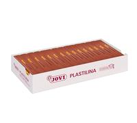 Jovi Caja de plastilina, 15 Pastillas 150 g, Color marrón (7109)
