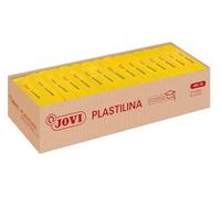 Jovi - Caja de plastilina, 15 pastillas 350 gr, color amarillo (7202)
