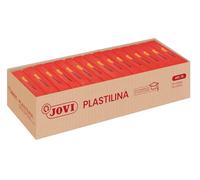 Jovi Caja de plastilina, 15 Pastillas 350 gr, Color Rojo (7205), gramos