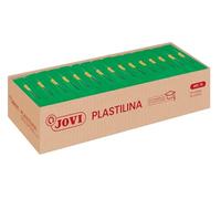Jovi Caja de plastilina, 15 Pastillas 350 gr, Color Verde Claro (7210)