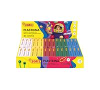 Jovi - Caja de plastilina, 30 Pastillas 50 g básicos, 6 x 5 Colores (70B) | Base vegetal, no tóxica, sin gluten, para niños a partir de 3 años, reutilizable