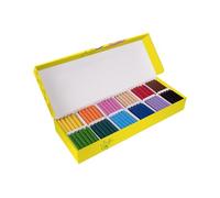 Jovi | Ceras de colores Jumbo | 300 unidades, 12 colores surtidos, formato escolar | Trazo suave, redondas, colores vivos | Para niños, favorecen la motricidad fina