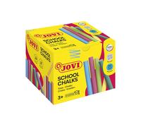 Jovi Classcolor caja de 100 tizas antipolvo colores surtidos para dibujar en el suelo