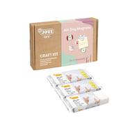 Jovi - DIY Air dry Magnets - Kit de manualidades con arcilla de secado al aire + pack de 3 pastillas de arcilla para modelar