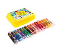 Jovi - Estuche Amarillo de Plastilina - Set con 16 barritas de 15 gr en Colores Variados, sin Gluten, plastilina para niños y niñas a Partir de 3 años