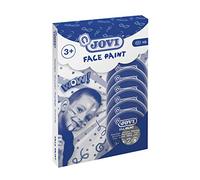Jovi - Face Paint, Maquillaje Facial Infantil de 8 mililitros, 6 Unidades, Color Plata (17137)