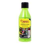 Jovi Fosforescente témpera, 250 ml, Color Verde (51917)