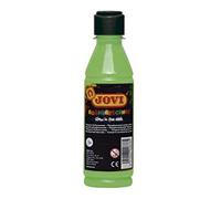 Jovi Fosforescente témpera, 250 ml, Color Verde (51917)