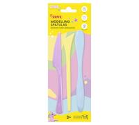 Jovi - Herramientas de Corte para plastilina, 3 Espátulas Diferentes Formas