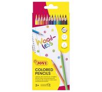 Jovi Lápices de colores Woodless, 12 unidades, Colores surtidos (734/12), Única
