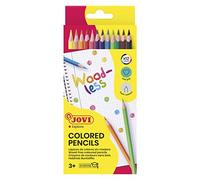 Jovi Lápices de colores Woodless, 12 unidades, Colores surtidos (734/12), Única