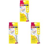 Jovi Lápices de colores Woodless, 12 unidades, Colores surtidos (734/12), Única (Paquete de 3)